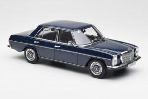 Mercedes 200 W114 Midnight Blue Dealer Edition Norev 1:18 B66040694 Diecast - image 6 of 8