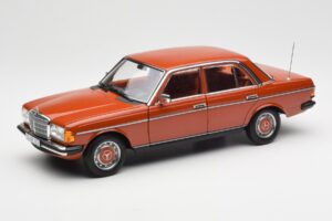 Mercedes 200 W123 English Red Dealer Edition Norev 1:18 B66040653 Diecast