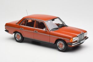 Mercedes 200 W123 English Red Dealer Edition Norev 1:18 B66040653 Diecast - image 6 of 8