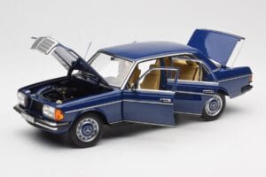Mercedes 200 W123 Surf Blue Norev 1:18 183710 Diecast - image 2 of 8