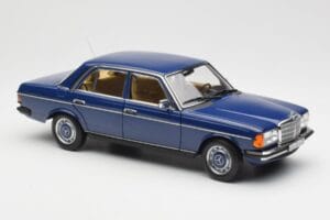 Mercedes 200 W123 Surf Blue Norev 1:18 183710 Diecast - image 6 of 8