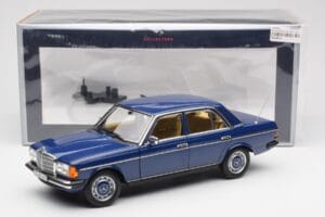 Mercedes 200 W123 Surf Blue Norev 1:18 183710 Diecast - image 8 of 8