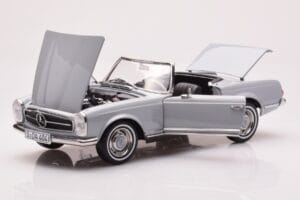 Mercedes 230 SL W113 Pagoda Grey Norev 1:18 183990 Diecast - image 2 of 8