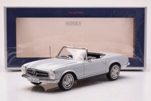 Mercedes 230 SL W113 Pagoda Grey Norev 1:18 183990 Diecast - image 8 of 8