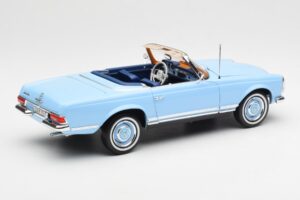 Mercedes 230 SL W113 Pagoda Horizon Blue Dealer Edition Norev 1:18 B66040633 Diecast - image 4 of 10
