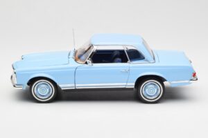 Mercedes 230 SL W113 Pagoda Horizon Blue Dealer Edition Norev 1:18 B66040633 Diecast - image 5 of 10