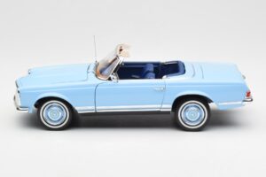 Mercedes 230 SL W113 Pagoda Horizon Blue Dealer Edition Norev 1:18 B66040633 Diecast - image 6 of 10