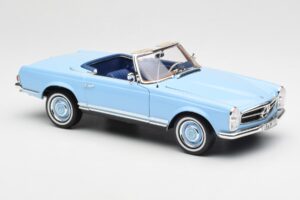 Mercedes 230 SL W113 Pagoda Horizon Blue Dealer Edition Norev 1:18 B66040633 Diecast - image 8 of 10
