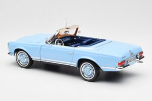 Mercedes 230 SL W113 Pagoda Horizon Blue Dealer Edition Norev 1:18 B66040633 Diecast - image 9 of 10