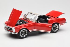 Mercedes 230 SL W113 Pagoda Red Norev 1:18 B660640596 Diecast - image 2 of 8
