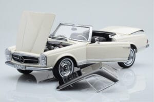 Mercedes 230 SL W113 Pagoda White Limited Edition Norev 1:18 183768 Diecast - image 2 of 9