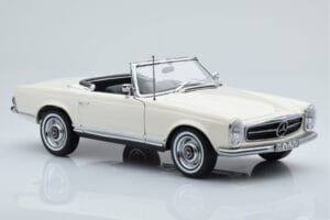 Mercedes 230 SL W113 Pagoda White Limited Edition Norev 1:18 183768 Diecast - image 7 of 9