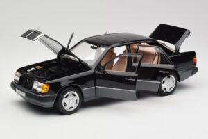 Mercedes 230E W124 AMG Wheels Black Limited Edition Norev 1:18 183950 Diecast - image 2 of 12