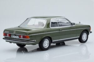 Mercedes 280 CE W123 Coupe Green Norev 1:18 183704 Diecast - image 2 of 6