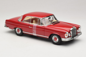 Mercedes 280 SE Coupe Red Norev 1:18 183527 Diecast - image 4 of 6