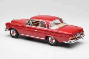 Mercedes 280 SE W108 Red Norev 1:18 193527 Diecast - image 7 of 8