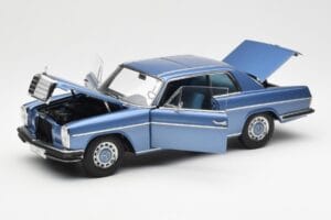 Mercedes 280C/8 W114 Coupe Blue Metallic AUTOart 1:18 76187 Diecast - image 2 of 8