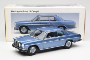 Mercedes 280C/8 W114 Coupe Blue Metallic AUTOart 1:18 76187 Diecast - image 8 of 8