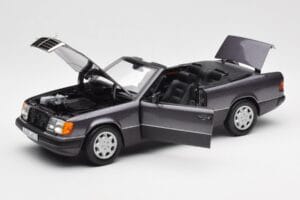 Mercedes 300 CE-24 W124 Cabriolet Purple Metallic Norev 1:18 183567 Diecast - image 2 of 10