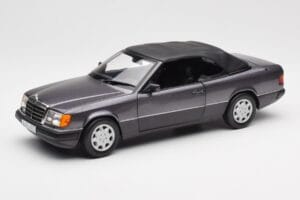 Mercedes 300 CE-24 W124 Cabriolet Purple Metallic Norev 1:18 183567 Diecast - image 3 of 10