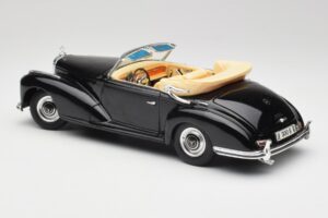 Mercedes 300 S W188 Cabriolet Black Tchibo 1:18 36782 Diecast - image 7 of 8