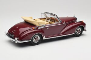 Mercedes 300 SC W188 Cabriolet Dark Red KK-Scale 1:18 KKDC180942 Diecast - image 2 of 6