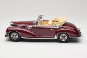 Mercedes 300 SC W188 Cabriolet Dark Red KK-Scale 1:18 KKDC180942 Diecast - image 3 of 6