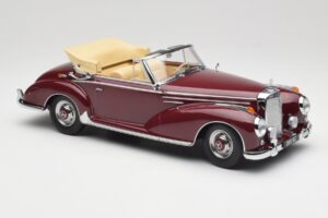 Mercedes 300 SC W188 Cabriolet Dark Red KK-Scale 1:18 KKDC180942 Diecast - image 4 of 6