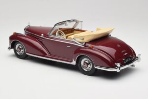Mercedes 300 SC W188 Cabriolet Dark Red KK-Scale 1:18 KKDC180942 Diecast - image 5 of 6
