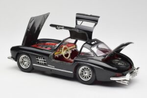 Mercedes 300 SL W198 Black Bburago 1:18 35791 Diecast - image 5 of 8