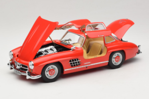 Mercedes 300 SL Gullwing Red Minichamps 1:18 180039001 Diecast - image 2 of 8
