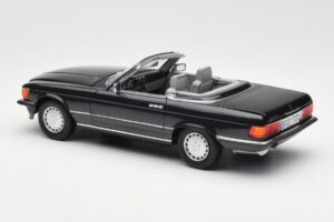 Mercedes 300 SL R107 Black Pearl Dealer Edition Norev 1:18 B66040678 Diecast - image 9 of 10
