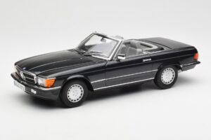 Mercedes 300 SL R107 Black Pearl Dealer Edition Norev 1:18 B66040678 Diecast