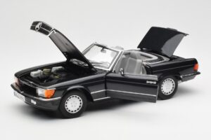 Mercedes 300 SL R107 Black Pearl Dealer Edition Norev 1:18 B66040678 Diecast - image 2 of 10