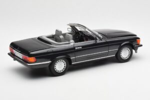 Mercedes 300 SL R107 Black Pearl Dealer Edition Norev 1:18 B66040678 Diecast - image 4 of 10