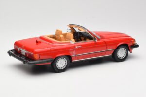 Mercedes 300 SL R107 Red Norev 1:18 B66040623 Diecast - image 3 of 8