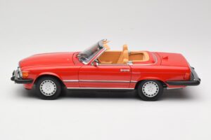 Mercedes 300 SL R107 Red Norev 1:18 B66040623 Diecast - image 4 of 8