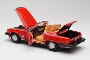Mercedes 300 SL R107 Red Norev 1:18 B66040623 Diecast - image 5 of 8