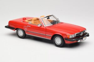 Mercedes 300 SL R107 Red Norev 1:18 B66040623 Diecast - image 6 of 8