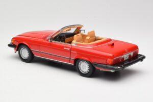 Mercedes 300 SL R107 Red Norev 1:18 B66040623 Diecast - image 7 of 8