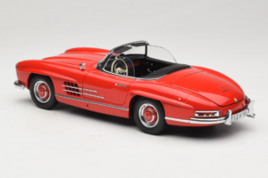 Mercedes 300 SL Roadster Red Minichamps 1:18 180039031 Diecast - image 7 of 8