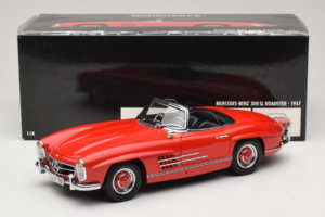 Mercedes 300 SL Roadster Red Minichamps 1:18 180039031 Diecast - image 8 of 8