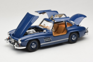 Mercedes 300 SL W198 Blue Norev 1:18 183852 Diecast - image 2 of 8