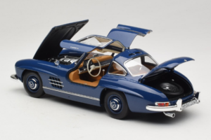 Mercedes 300 SL W198 Blue Norev 1:18 183852 Diecast - image 5 of 8