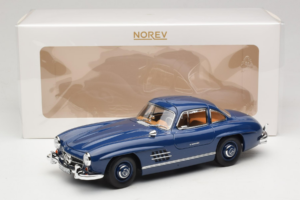 Mercedes 300 SL W198 Blue Norev 1:18 183852 Diecast - image 8 of 8