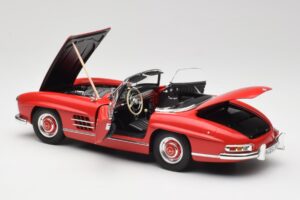 Mercedes 300 SL W198 Roadster Red With Hardtop Minichamps 1:18 180039041 Diecast - image 5 of 8