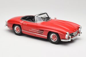 Mercedes 300 SL W198 Roadster Red With Hardtop Minichamps 1:18 180039041 Diecast - image 6 of 8