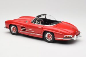 Mercedes 300 SL W198 Roadster Red With Hardtop Minichamps 1:18 180039041 Diecast - image 7 of 8