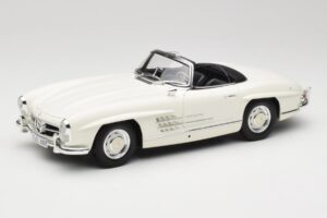 Mercedes 300 SL W198 Roadster White With Soft Top Minichamps 1:18 180039034 Diecast
