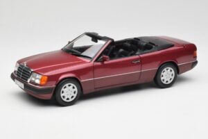 Mercedes 300CE-24 A124 Cabriolet Almandine Red Metallic Norev 1:18 B66040616 Diecast